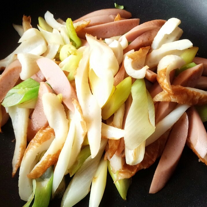 ちくわ 魚肉ソーセージ ネギ炒め レシピ 作り方 By 低所得家のごはんの友 楽天レシピ ちくわ 魚肉ソーセージ ネギ炒め レシピ 作り方 By 低所得家のごはんの友 楽天レシピ